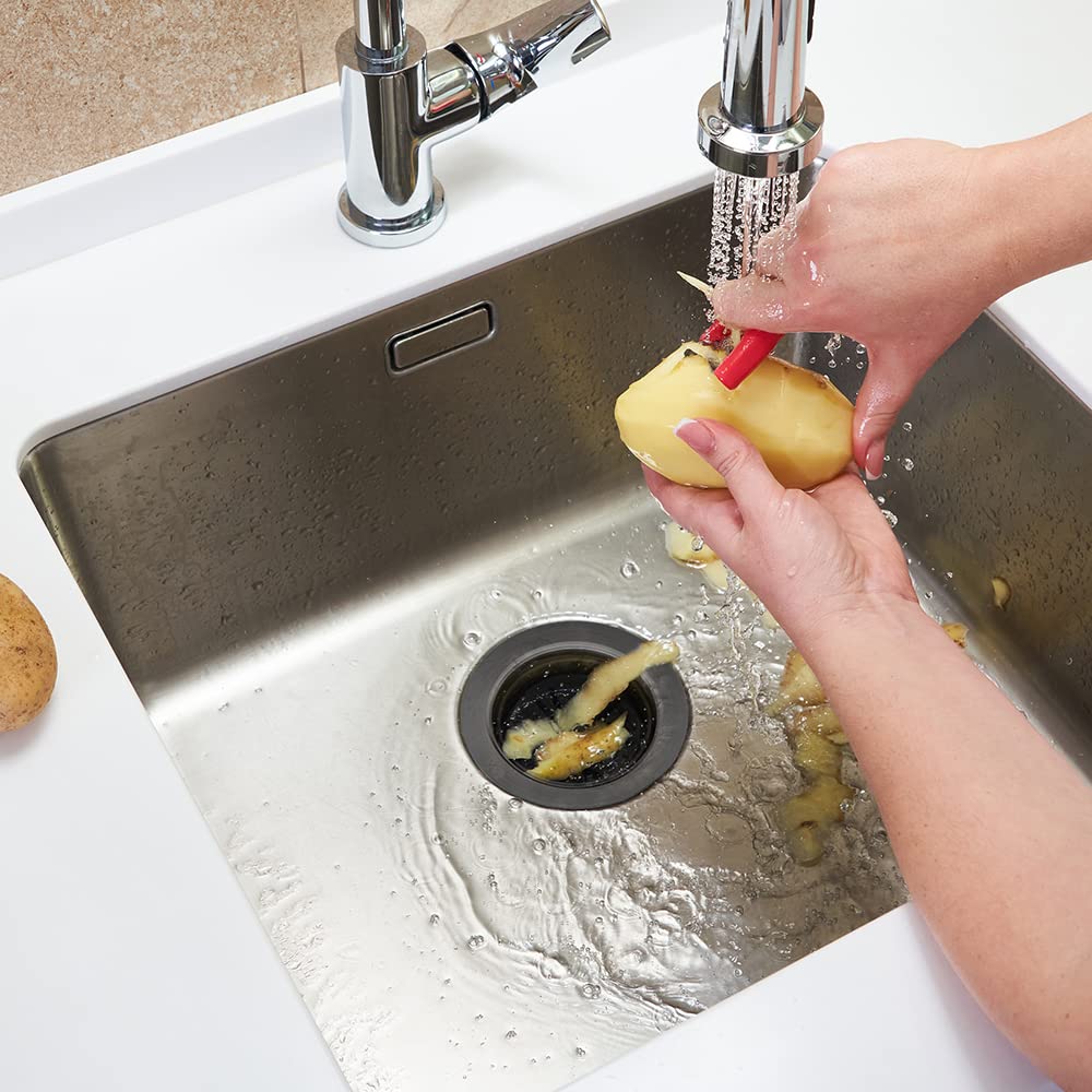 BOTEMY B9173 Kitchen Sink Drain Assembly 3-1/2 inch with Removable Sink Strainer Basket/Stopper 304 Stainless Steel (Oil Rubber Bronze)