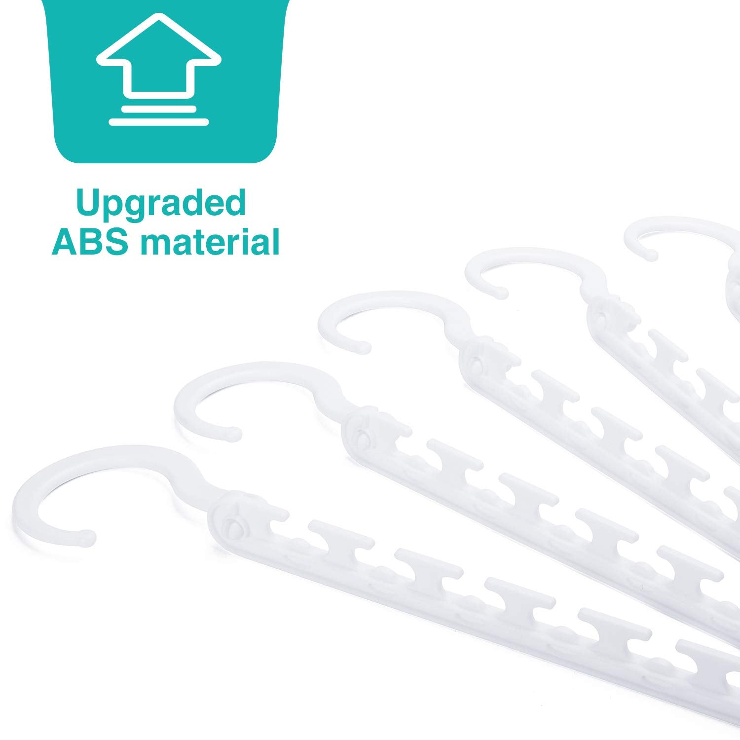 House Day Sturdy Plastic Space Saving Hangers Cascading Hanger Organizer Pack Of 12 Closet Space Saver Multifunctional Hangers F