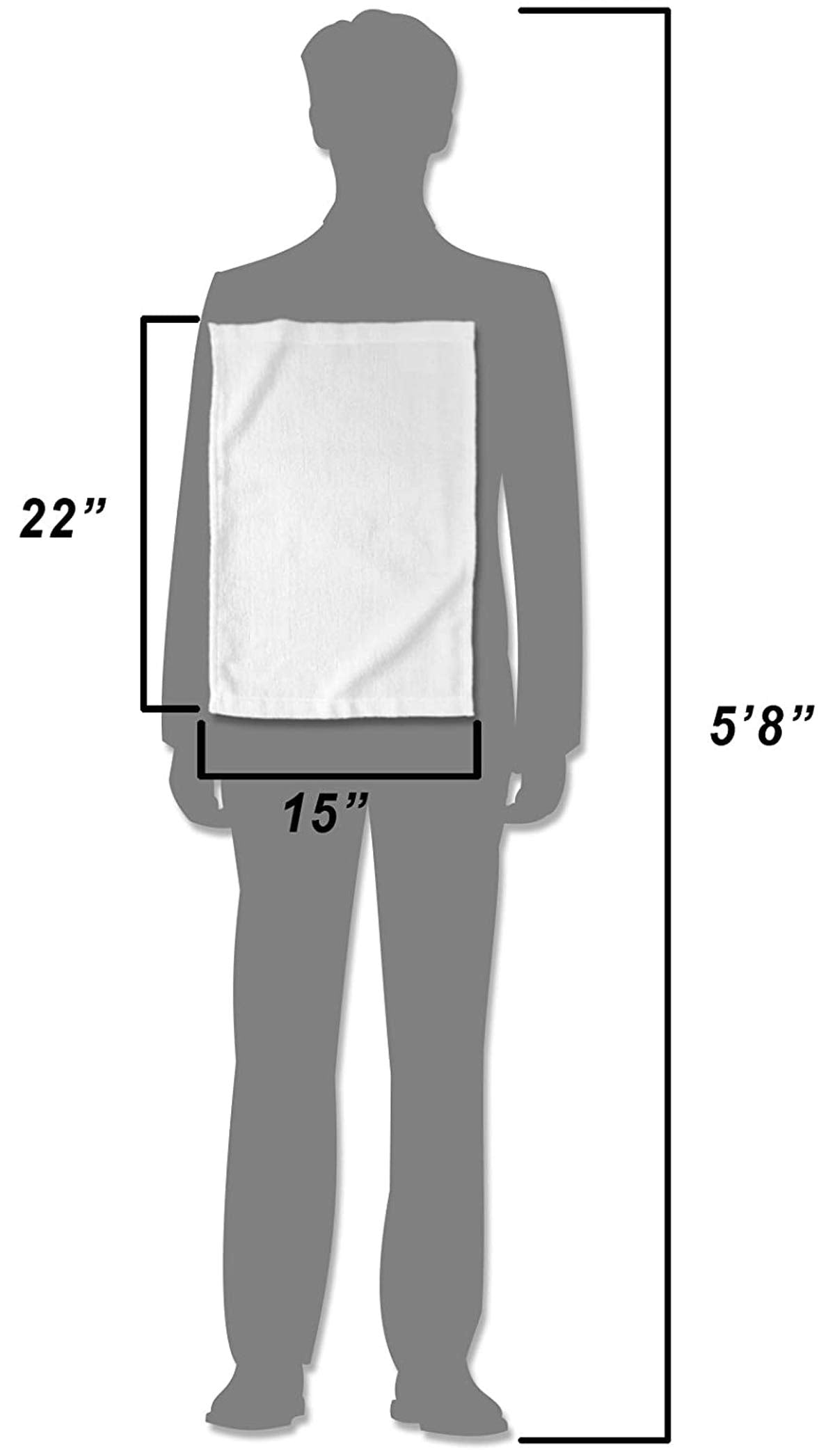 3D Rose Funny Bowling Ball And Pin Just Wants Me On My Back Innuendo Design Hand/Sports Towel, 15 X 22