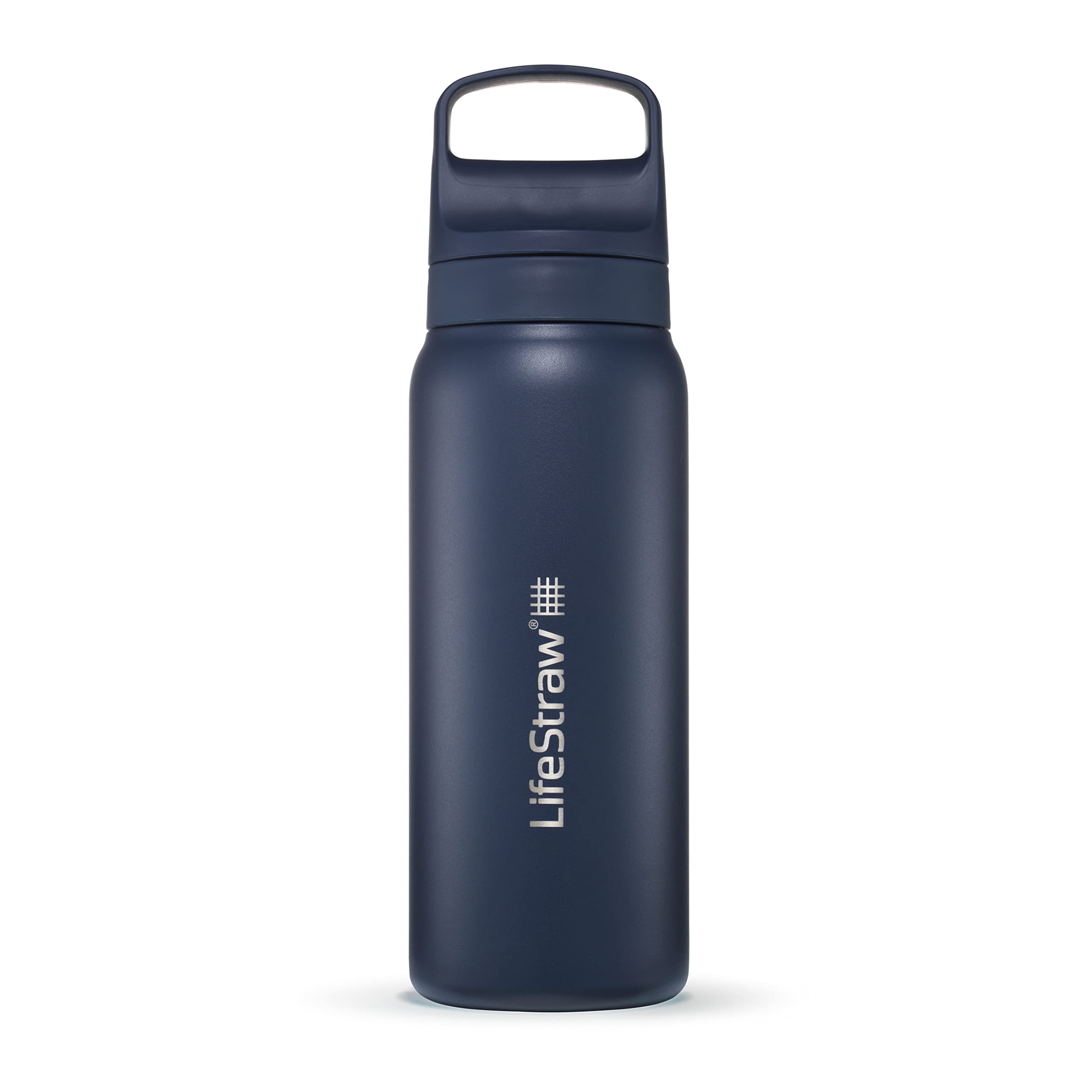 Lifestraw Go Series - Insulated Stainless Steel Water Filter Bottle For Travel And Everyday Use Removes Bacteria, Parasites And
