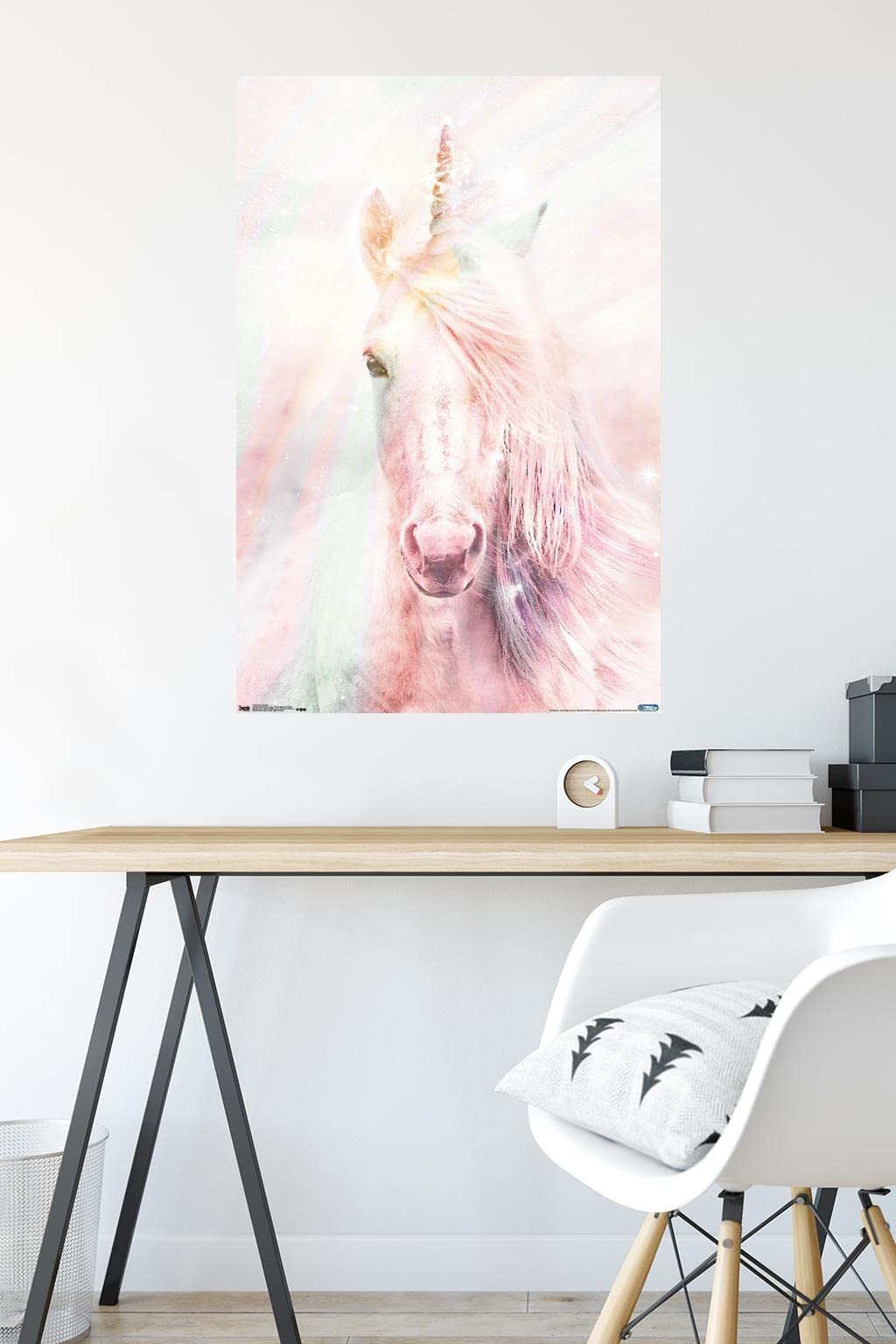 Trends International Pink Unicorn Wall Poster, 22.375'' X 34'', Premium Unframed Version