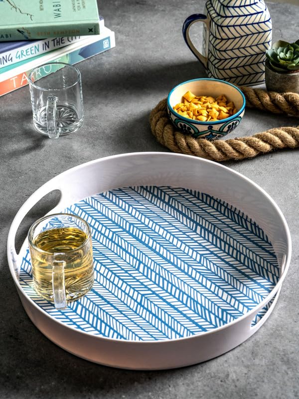 Goodhomes Melamine Round Serving Tray Mt251