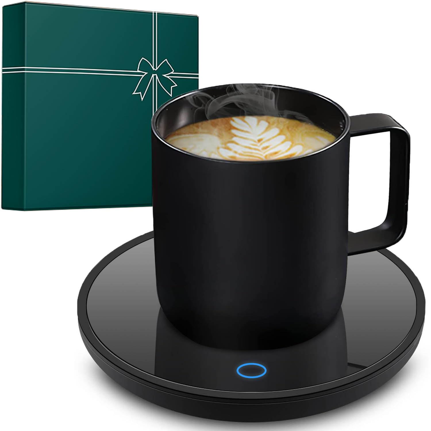 Mug Warmer, 2-Temp Settings Coffee Mug Warmer, Portable Coffee Cup Warmer, Coffee Warmer For Desk Suits For Various Mugs, Automa