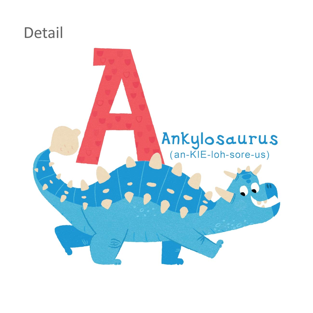 DECOWALL DS-8033 A-Z Dinosaur Alphabet (Small) Kids Wall Stickers Decals Peel and Stick Removable for Nursery Bedroom Living Room Art murals Decorations