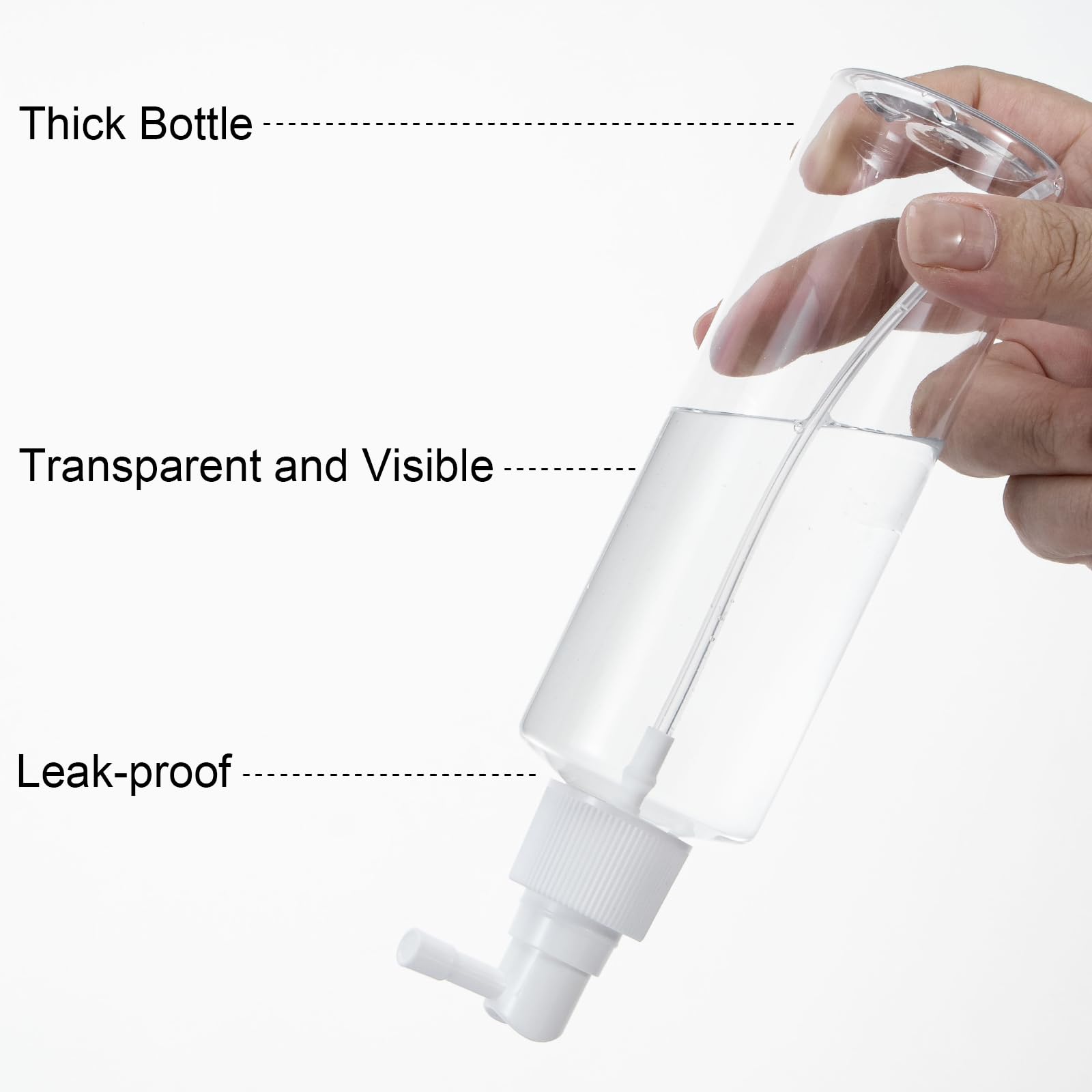 Yebeauty 4 Pack Refillable Small Spray Bottles Plastic Empty Fine Mister Long Mouth Travel Spray Bottle With Tight Cap Durable S