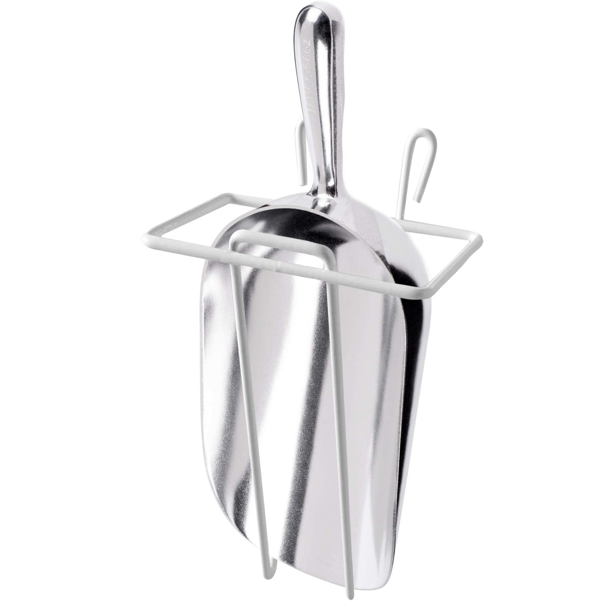 Cusinium 24 Oz Aluminum Ice Scoop With Holder