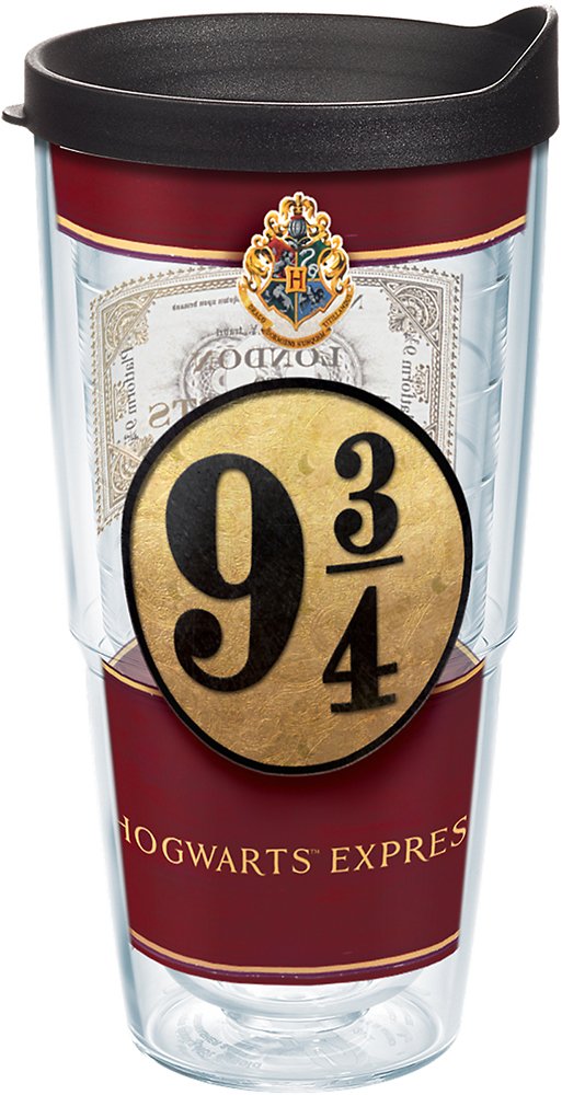 Tervis Harry Potter Platform Nine and ThreeQuarters Made in USA Double Walled Insulated Tumbler Travel Cup Keeps Drinks Cold & 