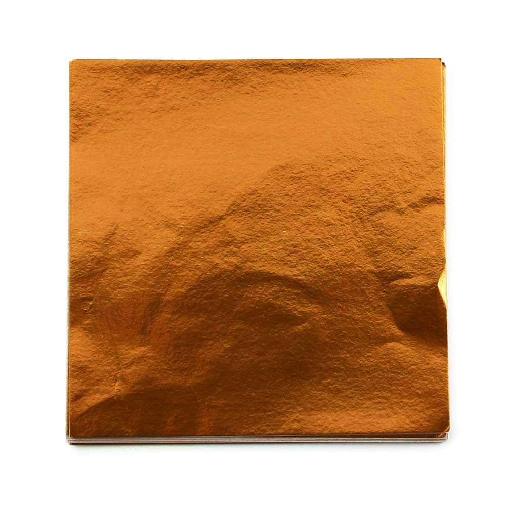 Candy Molds N More 3 x 3 inch Orange Confectionery Foil Wrappers, 500 Sheets