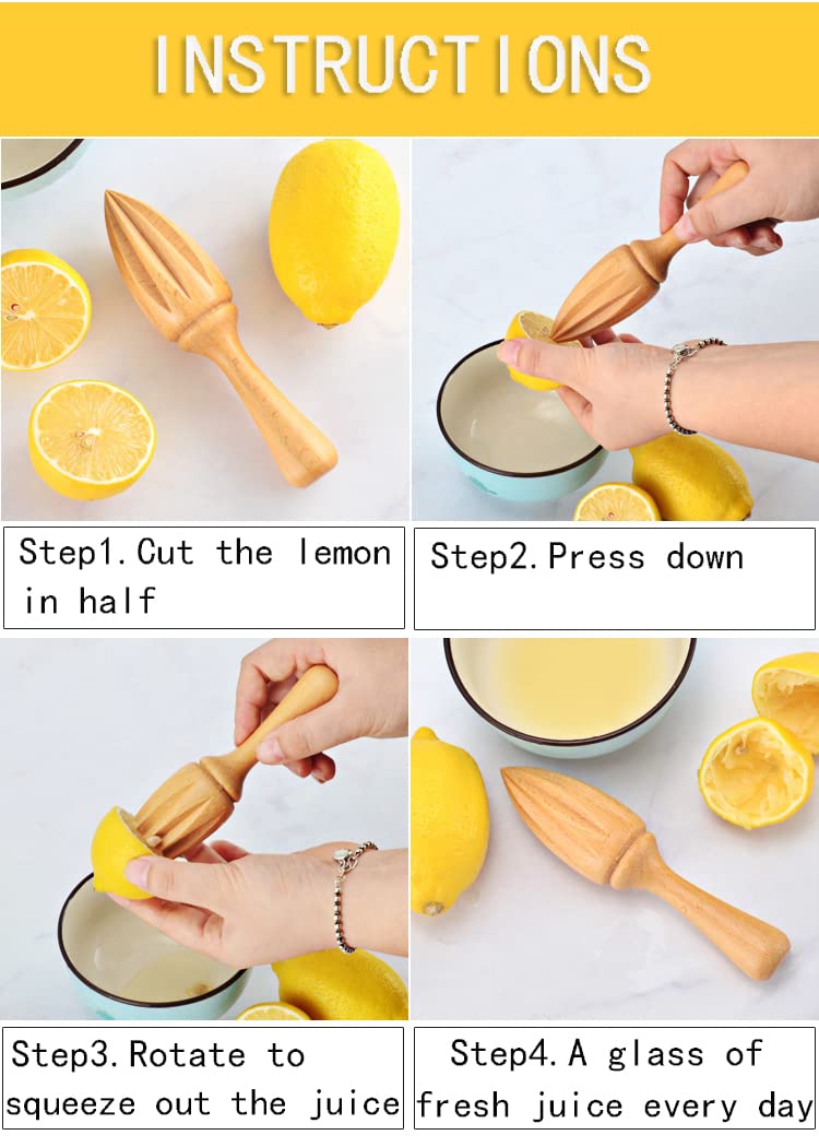 Toaazhy 2 Pcs Lemon Squeezer