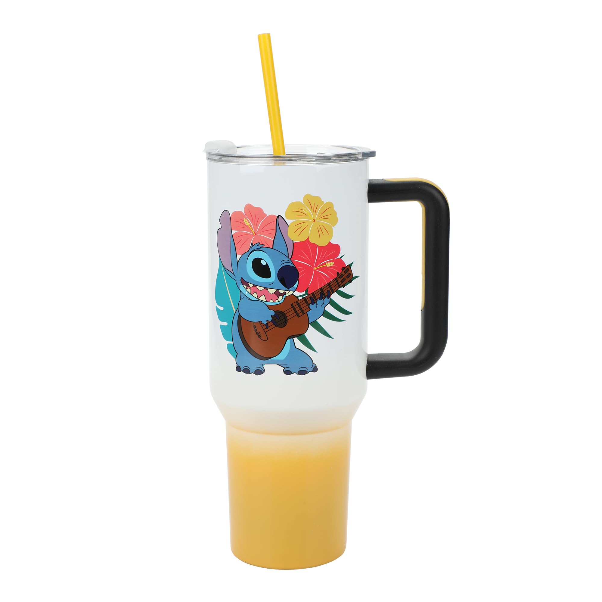 Bioworld Disneys Stitch Hawaiian 40 Oz. Stainless Steel Tumbler
