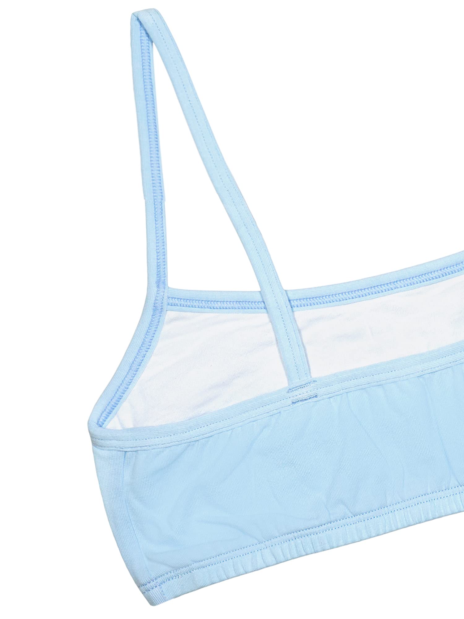 Fruit Of The Loom Girls Spaghetti Strap Sports Bra, Hyacintheyeshadowgrey Heatherwhitelilacblushing Rose, 28