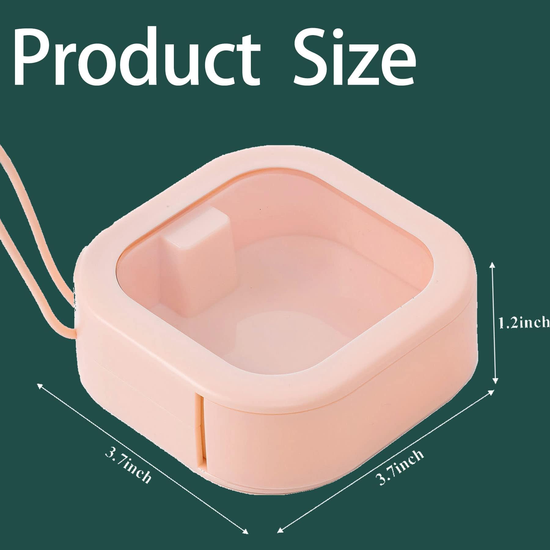 2Pcs Hair Tie Organizer,Portable Travel Qtip Holder,Bathroom Storage Organizer Qtip Dispenser Cotton Swabs Dispenser Kids Hair A