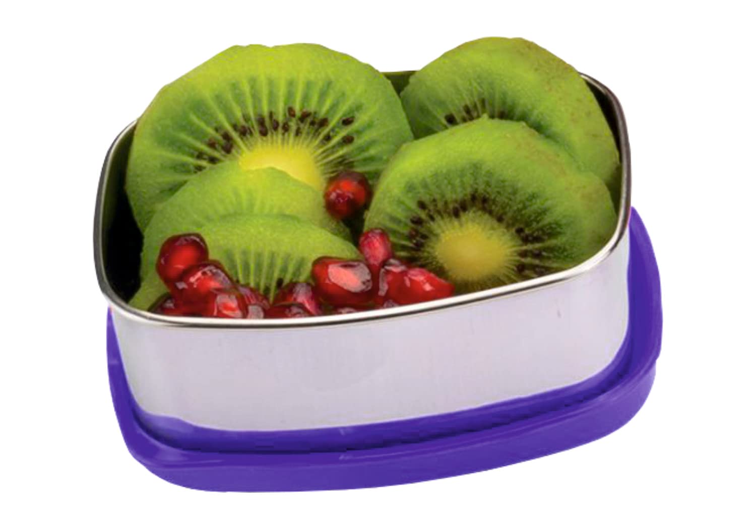 Signoraware Cute Steel Container, 100Ml, Set Of 1, Violet