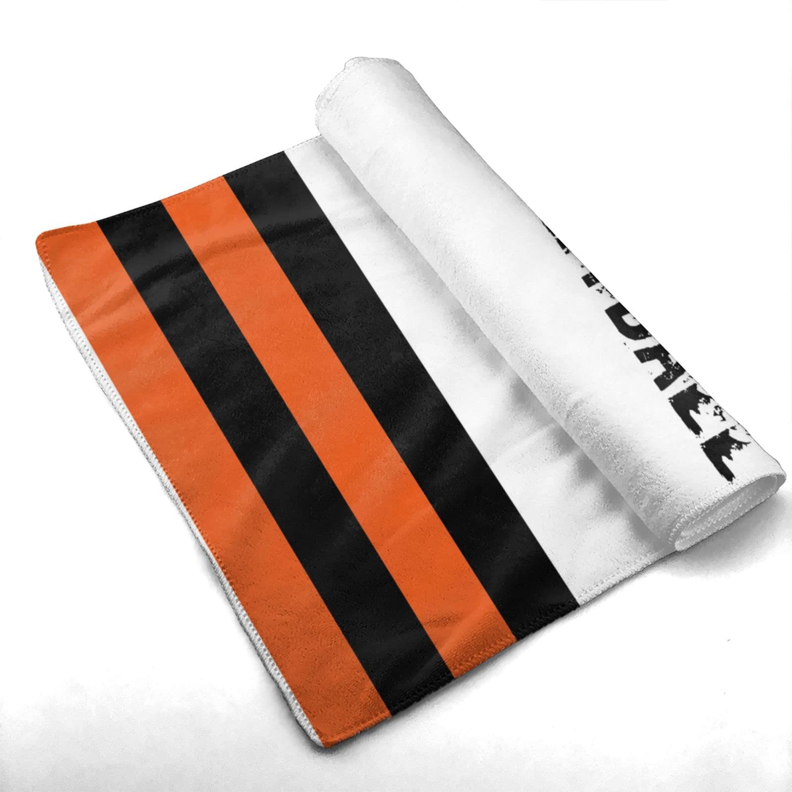 Bassyil Basketball Towel Bath Hand Towel Absorbent Face Towels For Bathroom Gym Yoga 1 Pack (12 X 27.5 Inches)