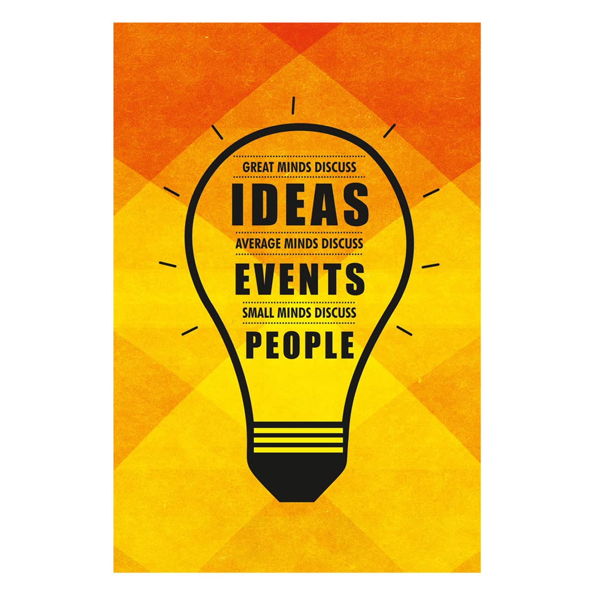 Seven Rays Great Mind Discuss Ideas (Small) Poster