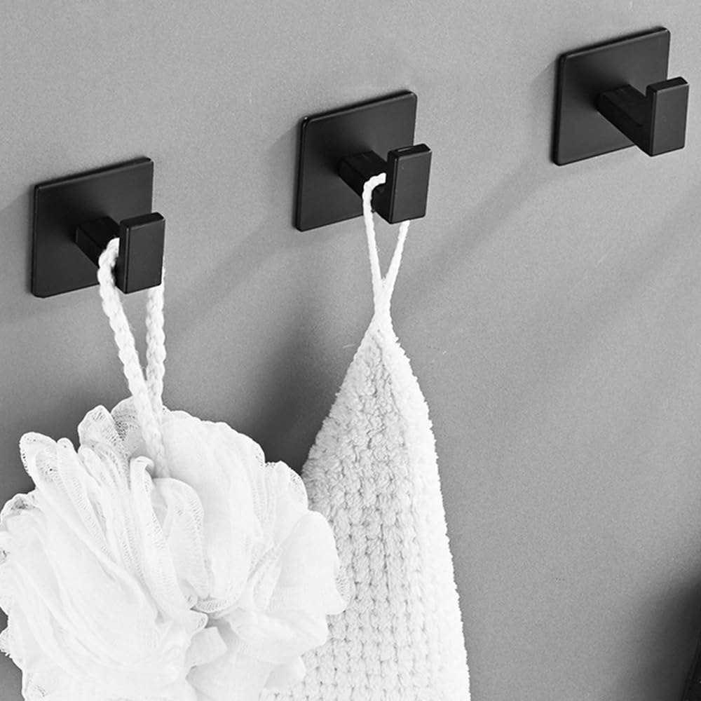 Vanloory 5 Pieces Self Adhesive Bathroom Hardware Set-Sus304 Stainless Steel-Towel Rack Set Include 16Towel Bar+Toilet Paper Hol