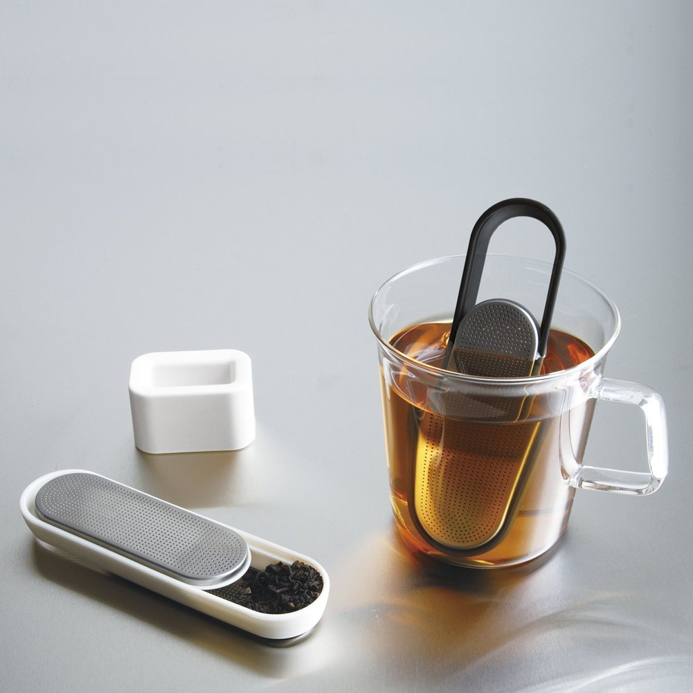 Kinto 27327 Loop Tea Strainer, Black, Gift