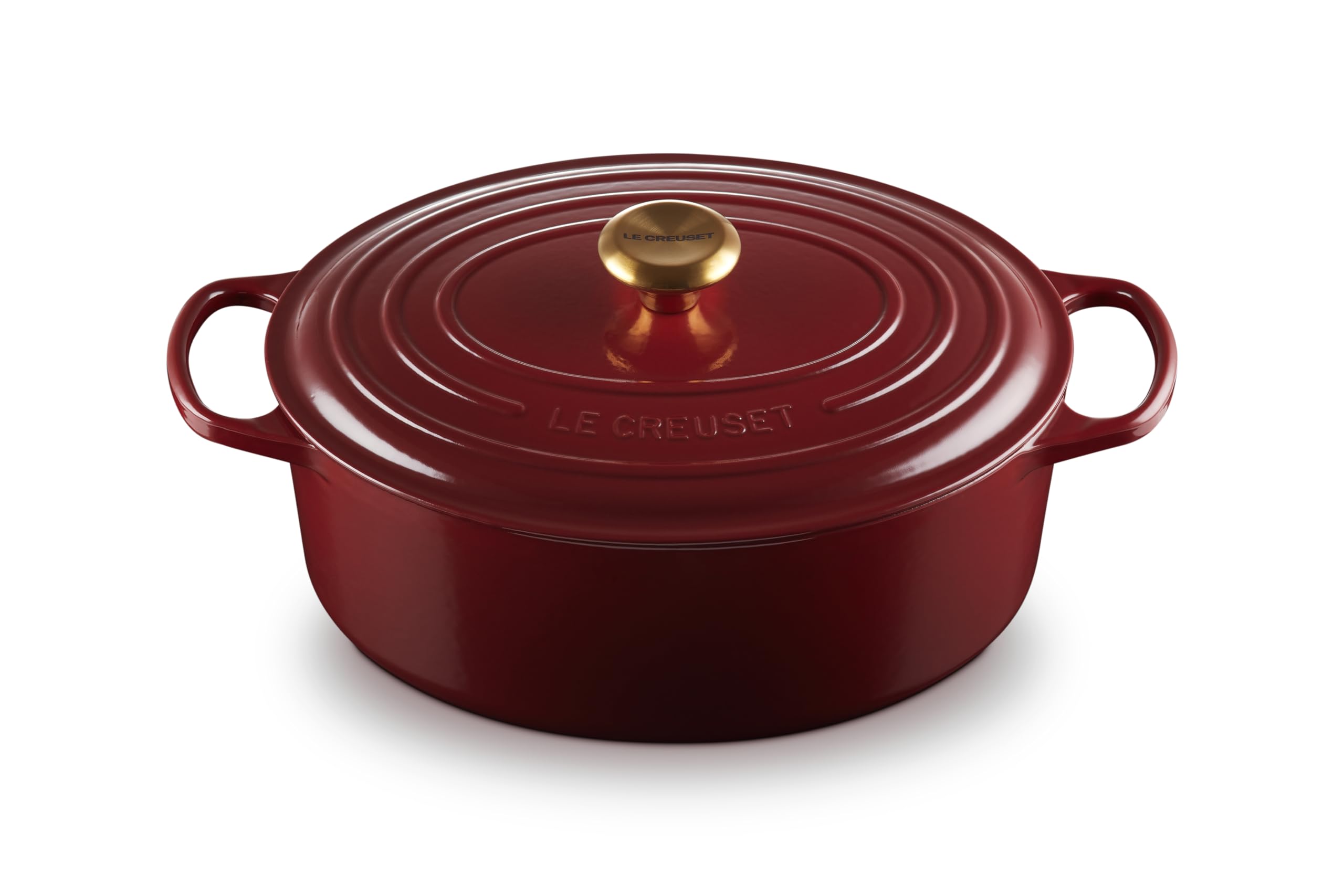 Le Creuset Enameled Cast Iron Signature Oval Dutch Oven, 6.75 Qt., Rhone