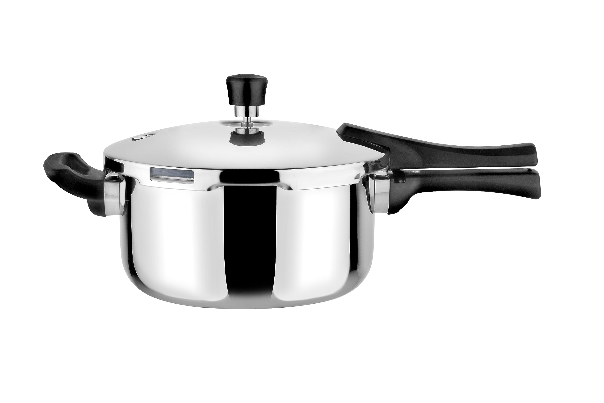 Prabha Stainless Steel Pressure Pan Outer Lid 2 Litre | TriPly Whizz Cookers Manual | Kitchen Cookware Pots & Pans | Isi Certif
