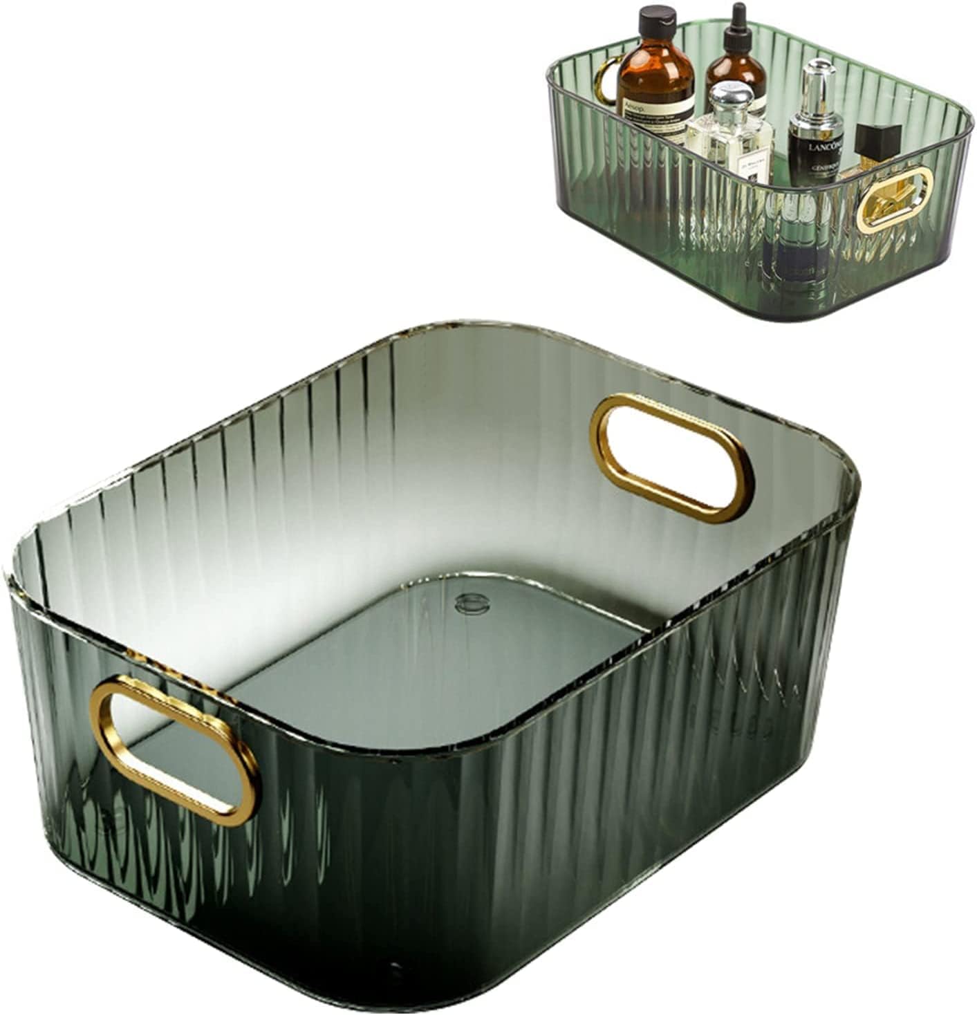 K.B. Sales Makeup Organizer Cosmetic Beauty Storage Box For Countertop, Bathroom, Skincare, Perfume, Toy, Snack, Kitchen, Spice
