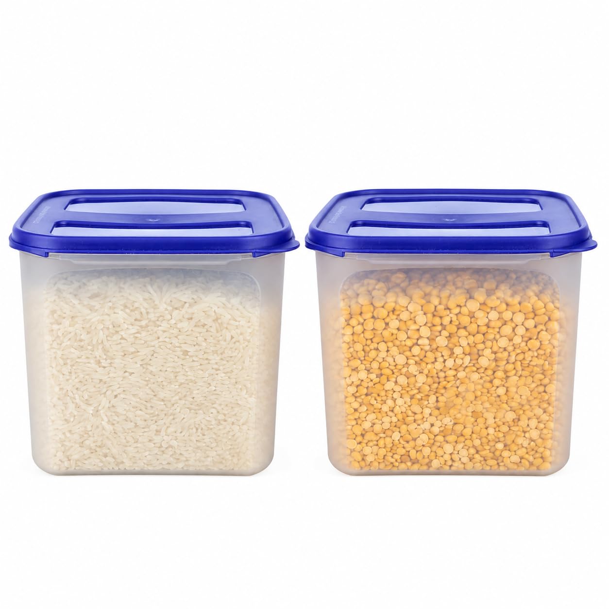 Cutting Edge 2X Series 4.5L Square Airtight Modular Container, Set Of 2 (Blue)