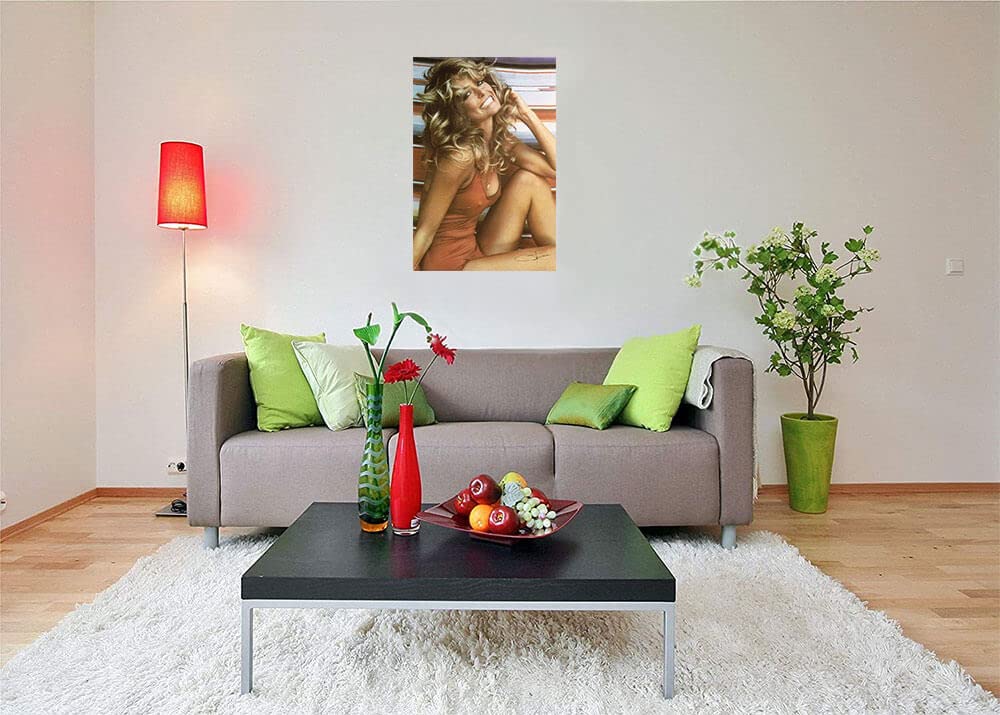 Studio B Red Swim Suit Poster - 24" x 36" - Studio B Farrah Fawcett Design