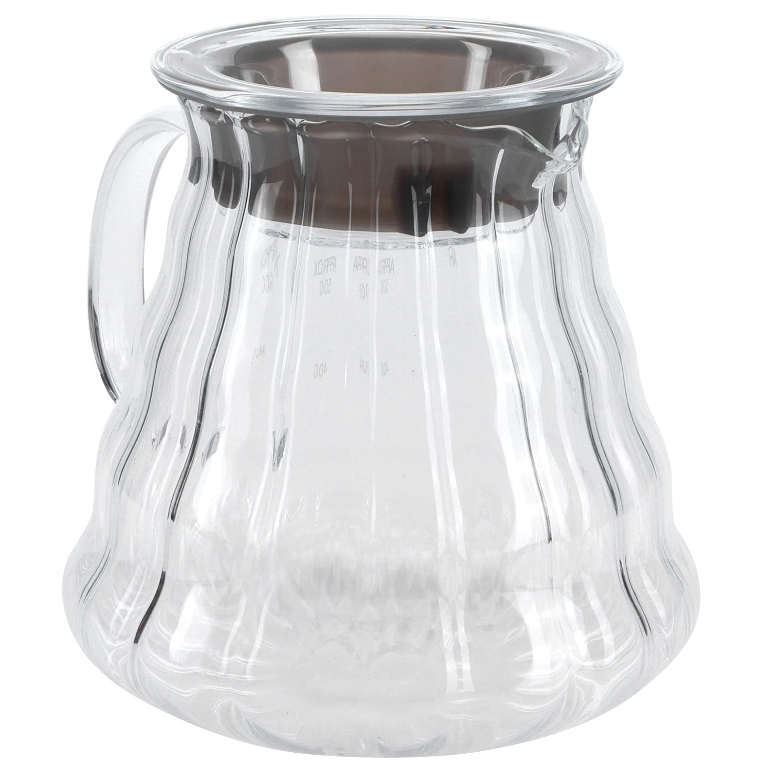 Fdit Transparent High Borosilicate Glass Coffee Pot Exquisite Coffee Maker Kettle Teapot Supply With Rubber Cover For Home Hotel