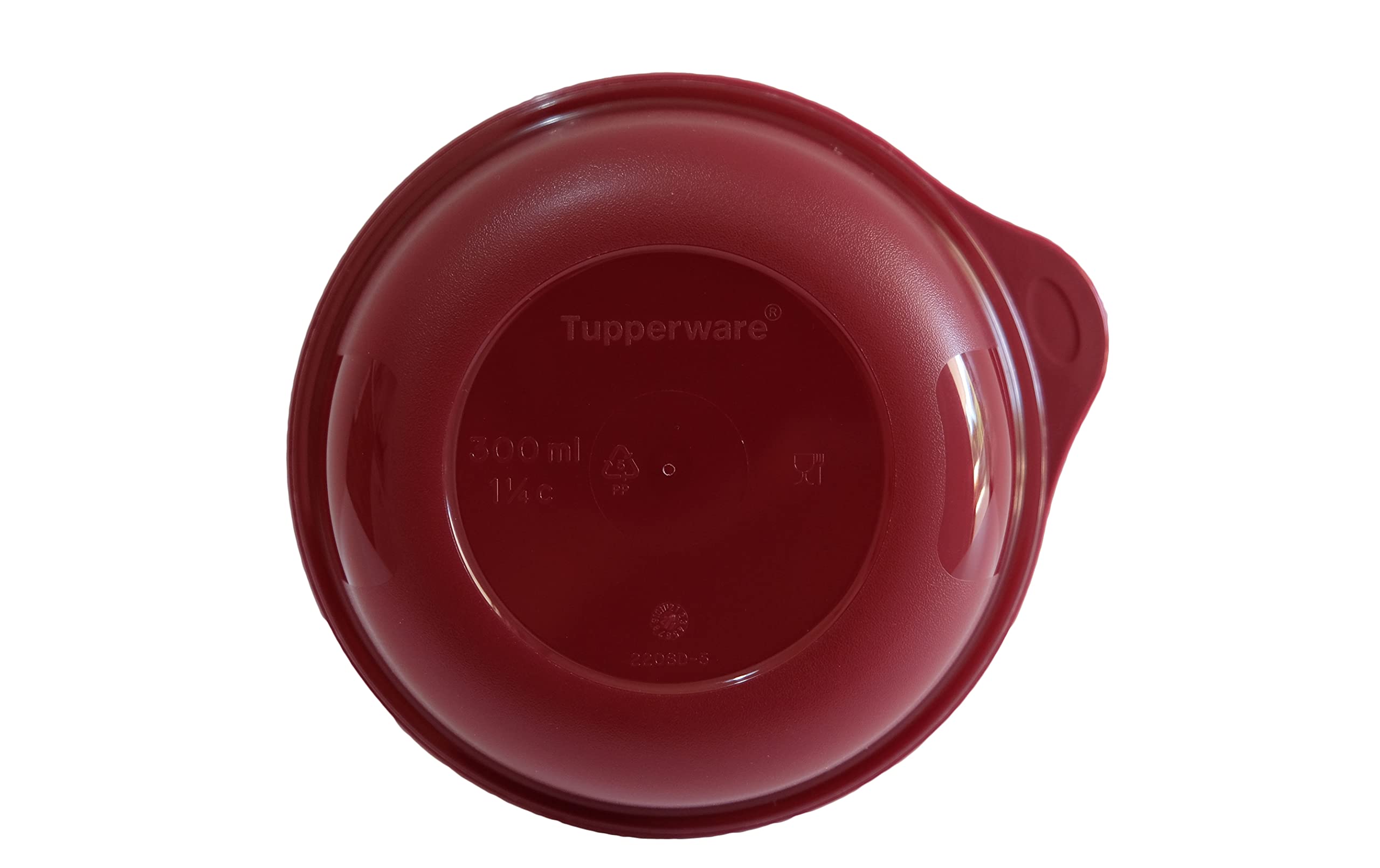 Tupperware Airtight Leakproof Storage Container (Set Of 3, 300 Ml) Cherry, Ruby, Black, 11155467