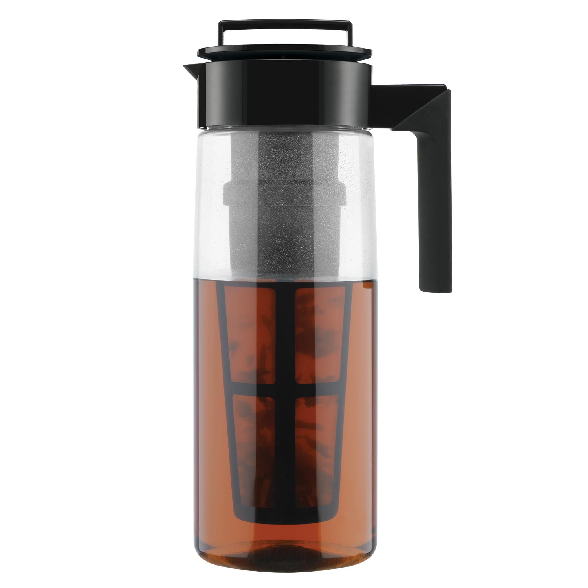 Takeya Premium Quality Iced Tea Maker With Patented Flash Chill Technology Made In The Usa, Bpa Free, 2 Qt, Black