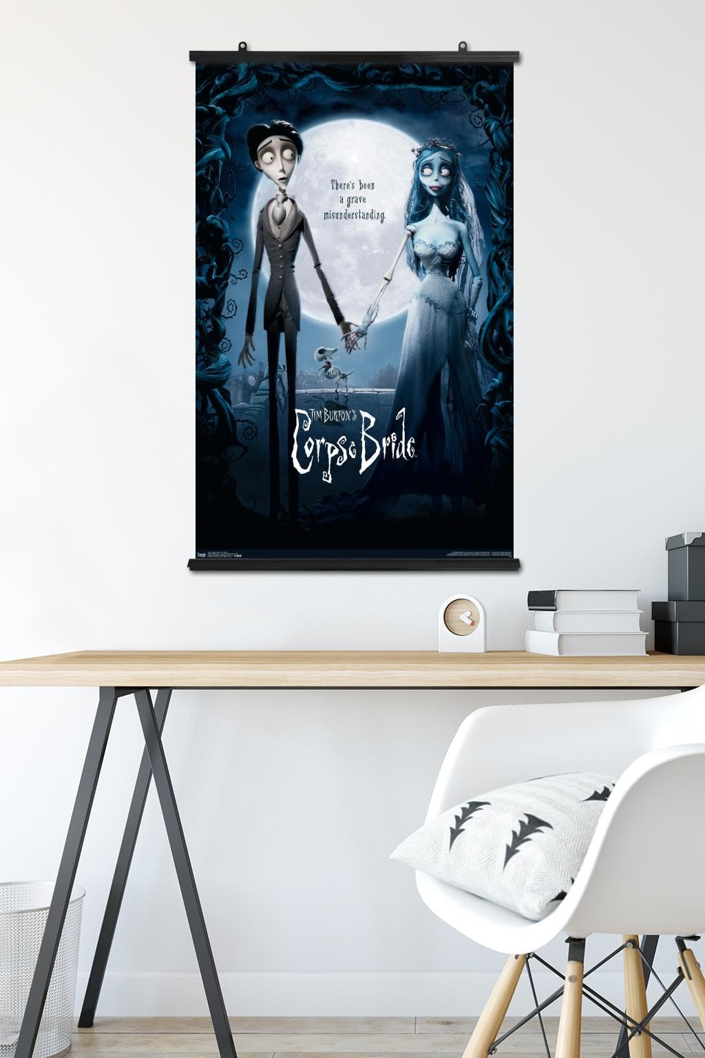 Trends International Tim Burton'S The Corpse Bride - One Sheet Wall Poster, 22.37'' X 34.00'', Poster & Clip Bundle