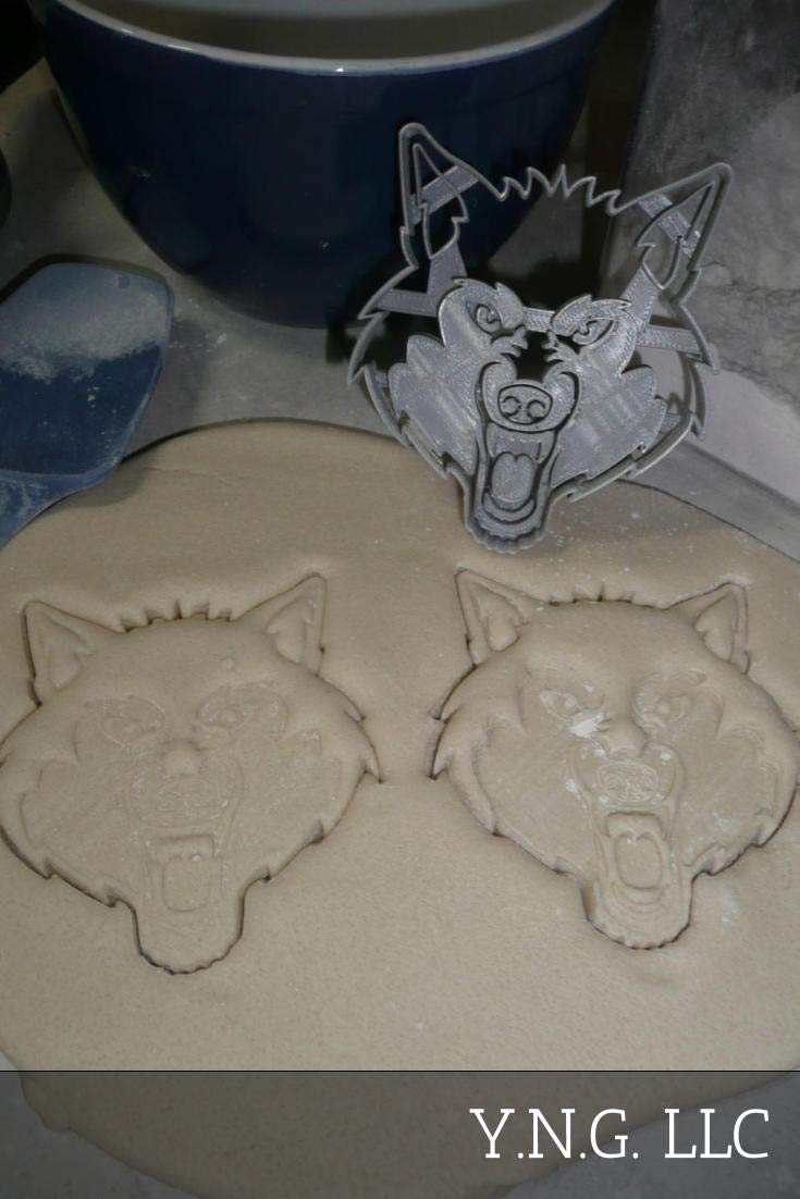 Wolf Face Detailed Wild Animal Canine Cookie Cutter Made In Usa Pr3382