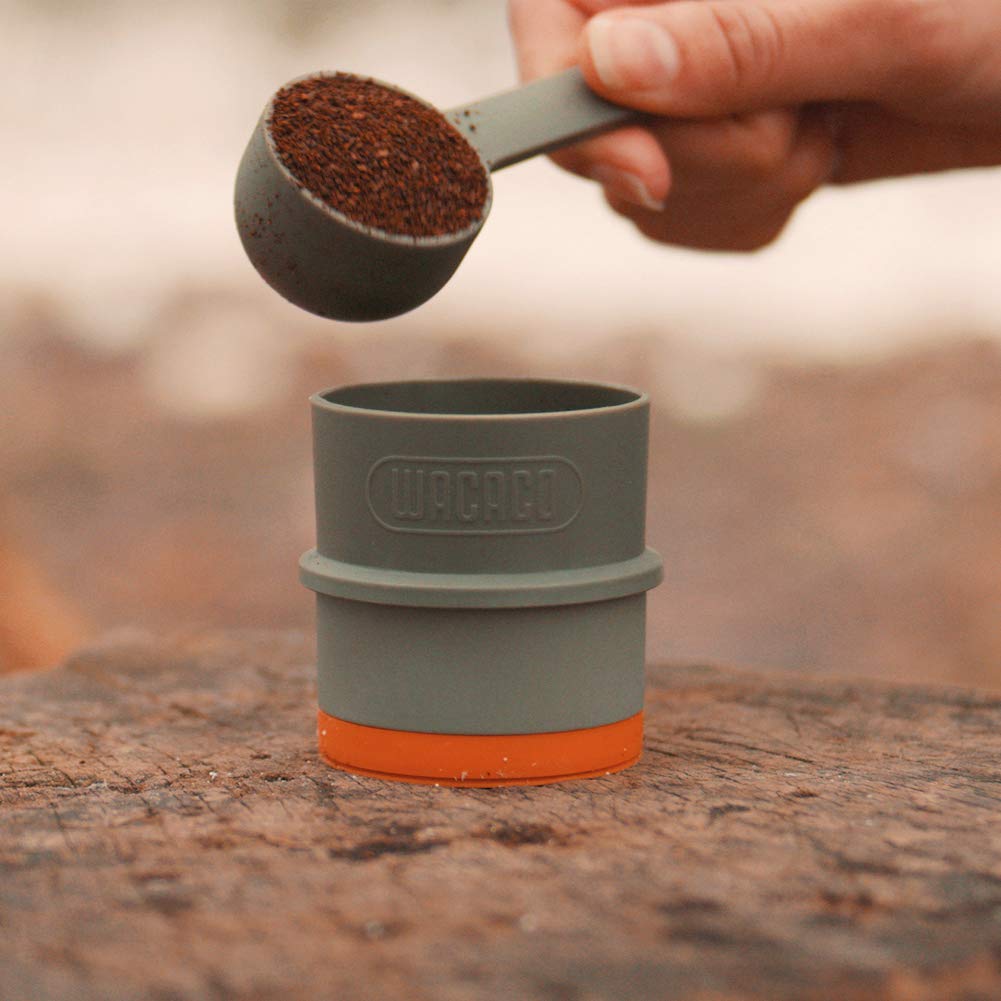 Wacaco Pipamoka Portable Coffee Maker, Coffee Brewer, All-In-One Vacuum Pressured,Insulated Travel Mug, Hand Powered And Filter