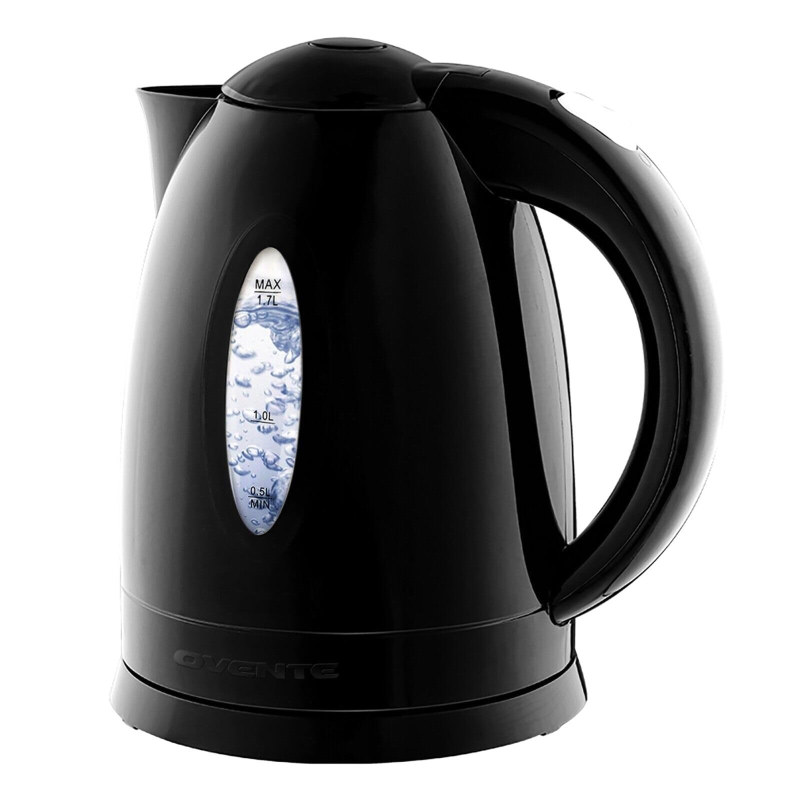 OVENTE Electric Kettle, Hot Water, Heater 1.7 Liter  BPA Free Fast Boiling Cordless Water Warmer  Auto Shut Off Instant Water 