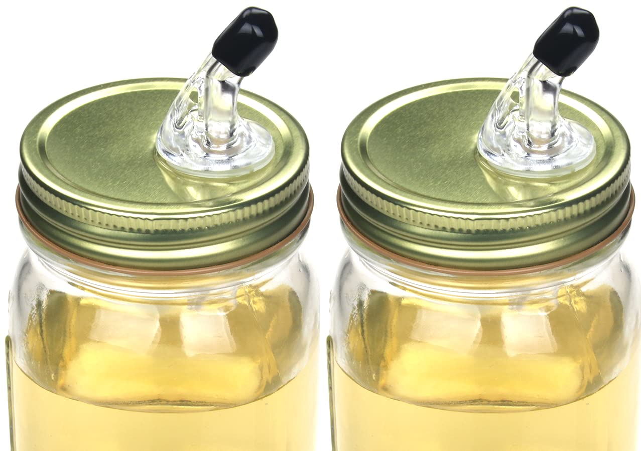Mason Jar Pour Spouts. Free Flow Mason Jar Pour Spouts, Mason Jar For Spout Regular Mouth Size 70Mm Dispenser Germination Cover.