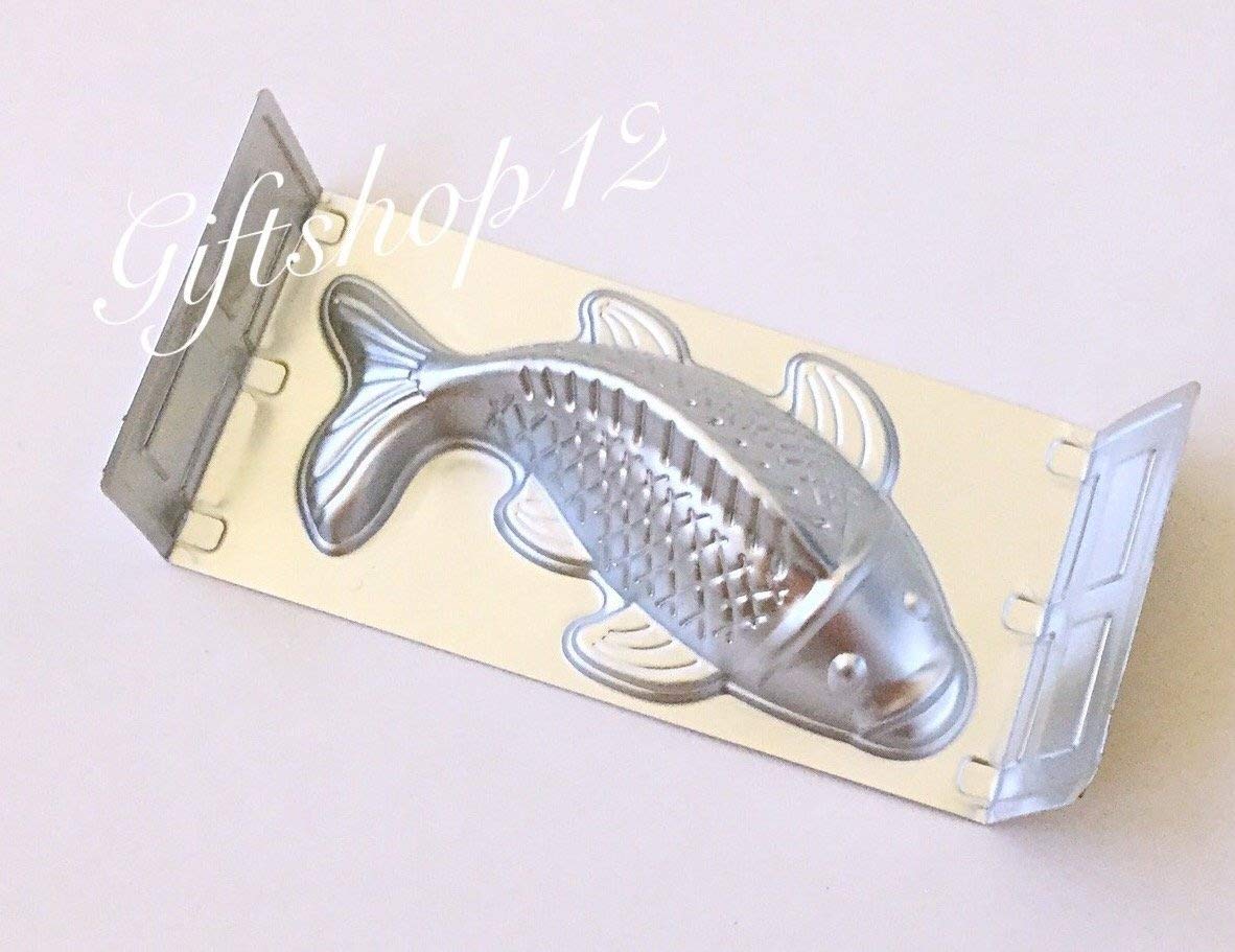 Giftshop12 Aluminum Fish Shaped Mold Pan With A Supporting Frame Size 5 Inches ( Small)