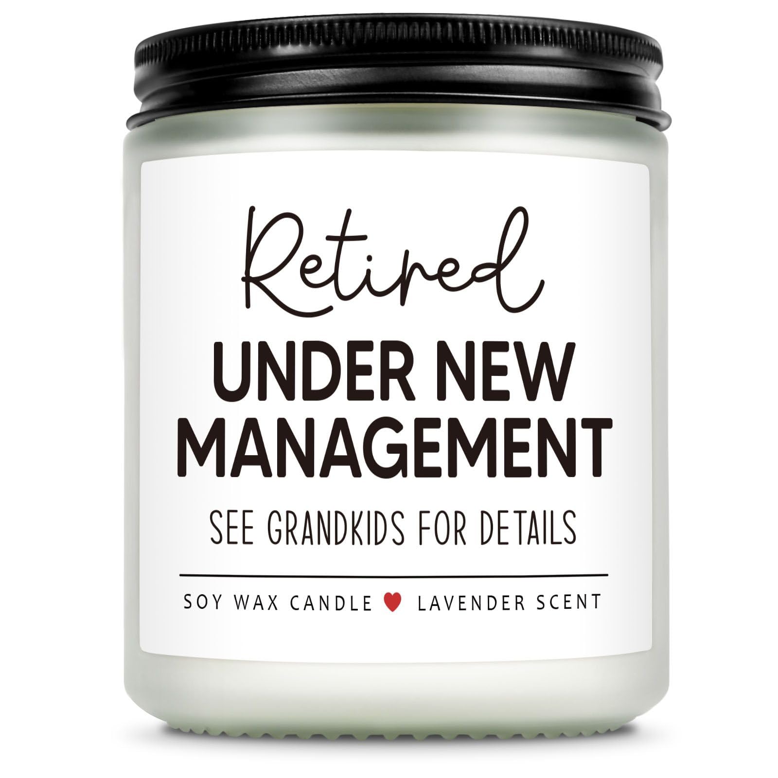 AceThrills Retirement Gift for Men, Women Teacher, Employee Retirement Gifts for Men 2026-7 Oz Lavender Scented Soy Wax Candle (