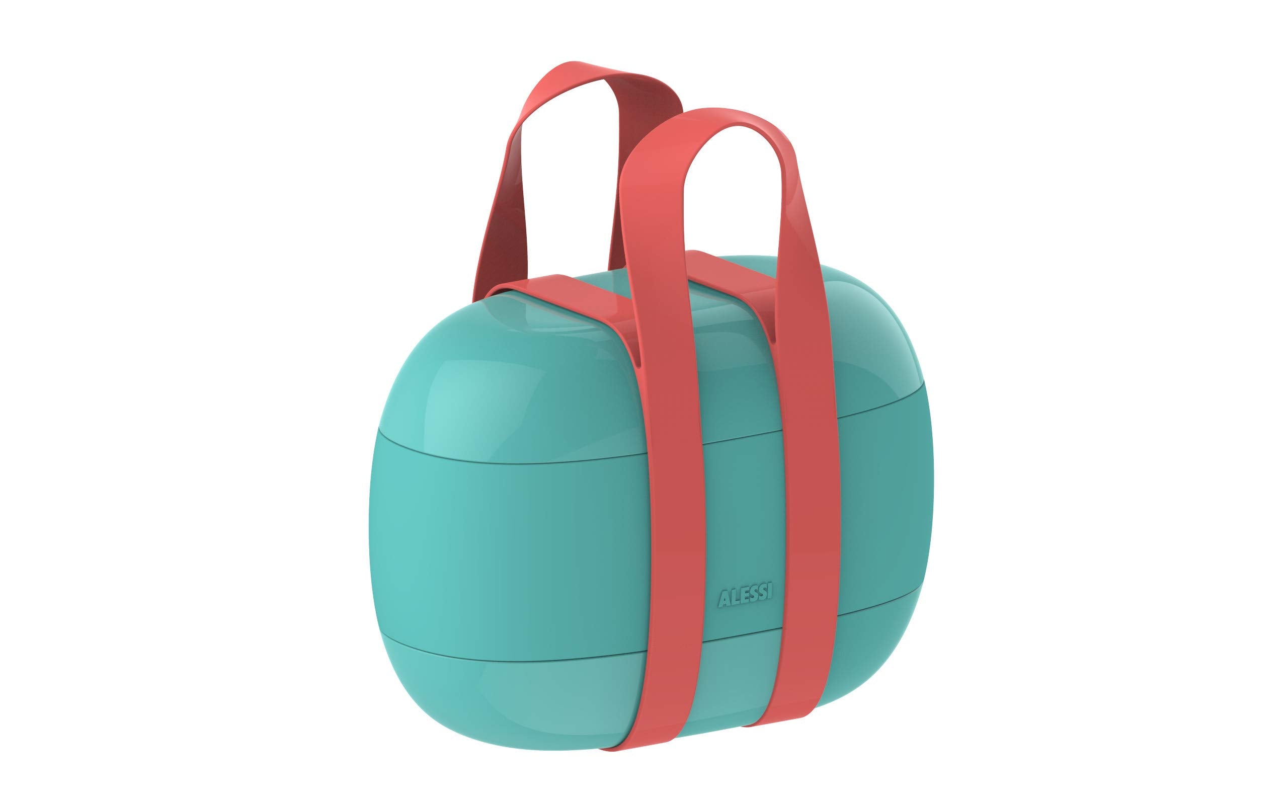 Alessi Food  Porter Portable Lunch Box, One Size, Light Blue