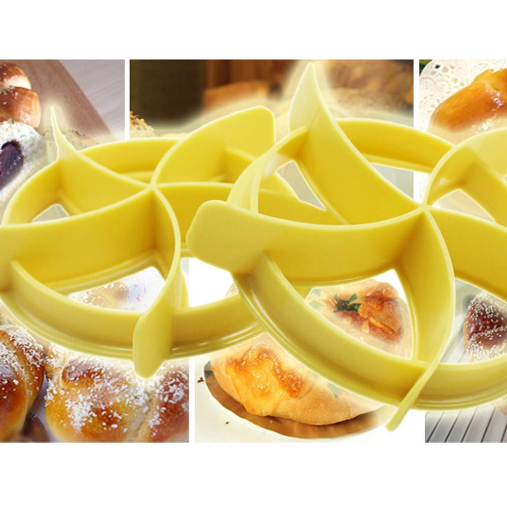 Teamnigt 1 Pcs Homemade Kaiser Bread Roll Maker Mold Cake Bread Slicer Cutting Tool For Kitchen Baking D  Cor