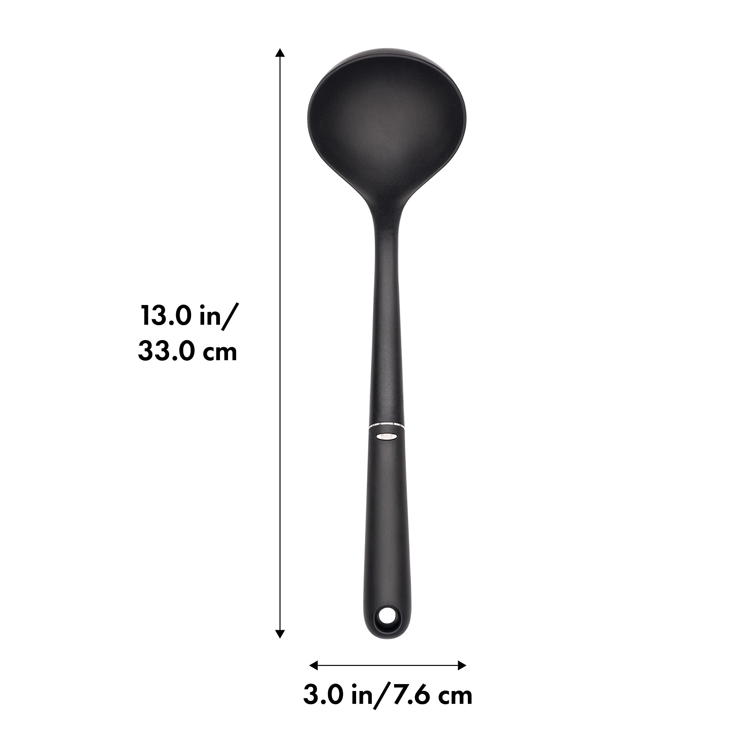Oxo Good Grips Nylon Ladle, Black, One Size