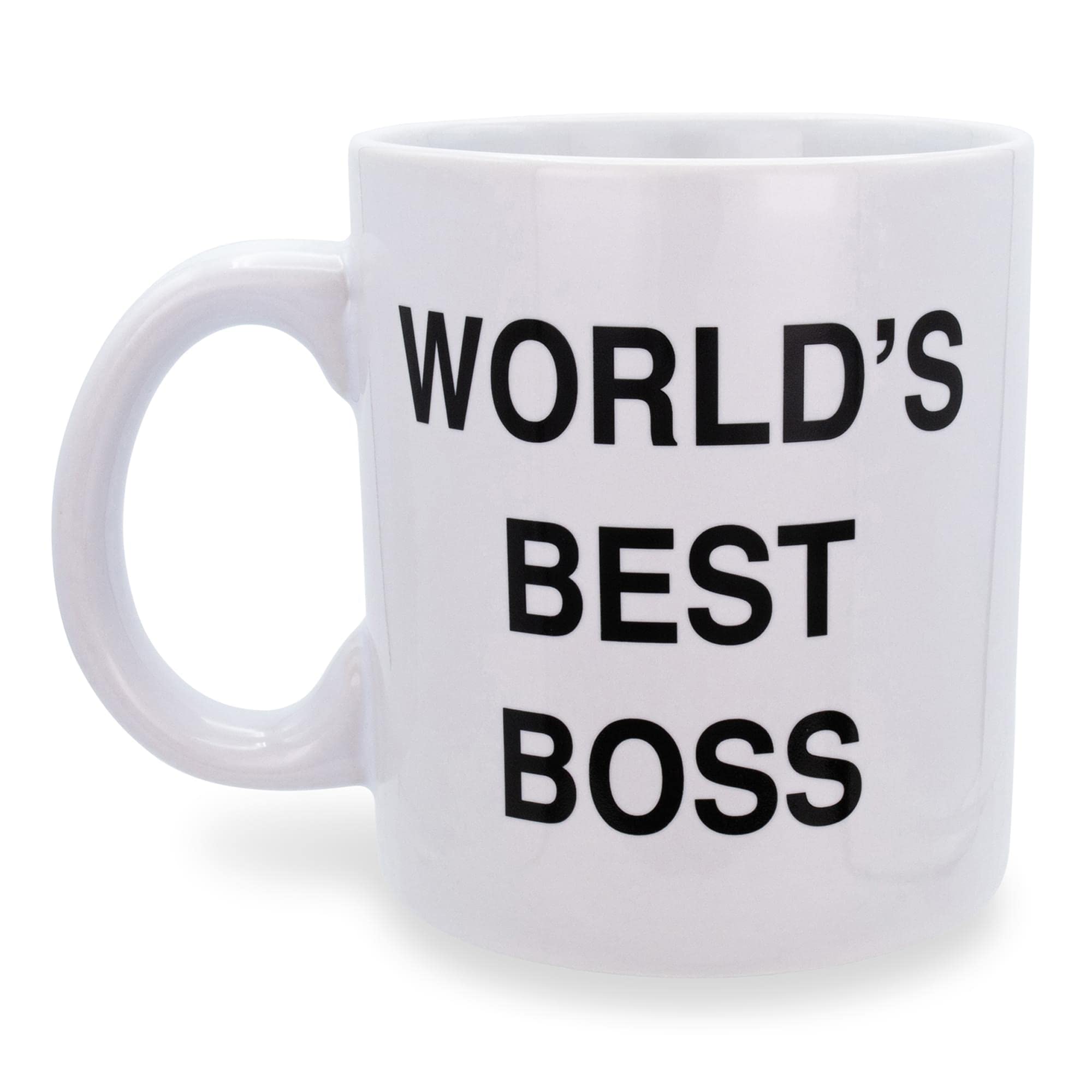 The Office Dunder Mifflin Worlds Best Boss Ceramic Mug  Holds 20 Ounces