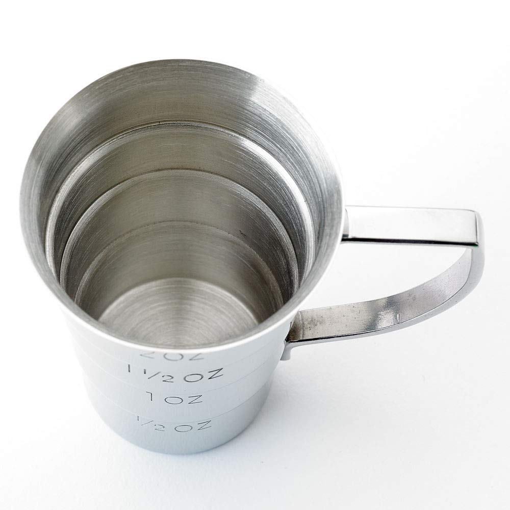 Barfly M37108 Drink Jigger, 2 Oz, Stainless W/Handle