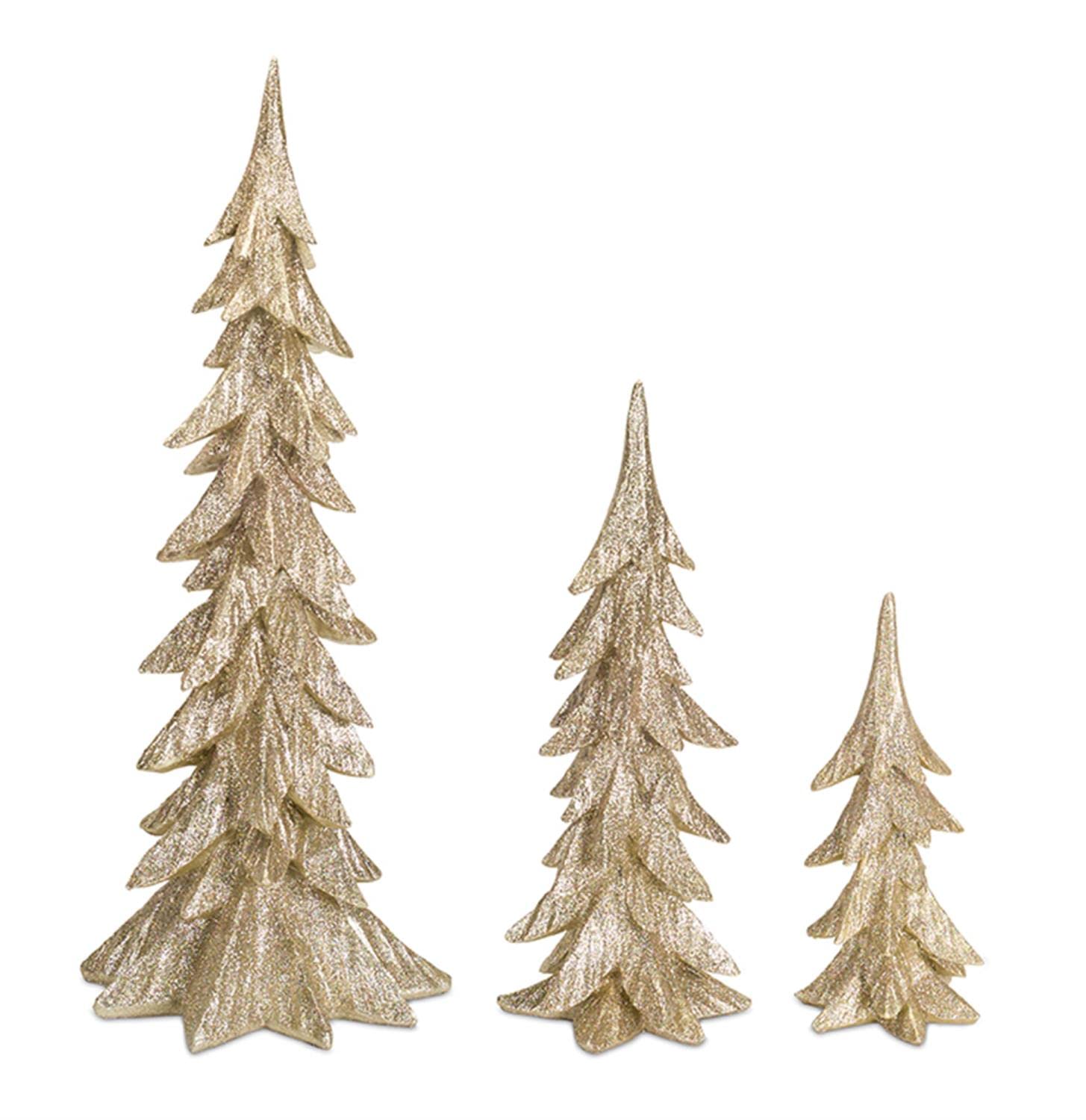 Melrose Trees Set of 3 Resin