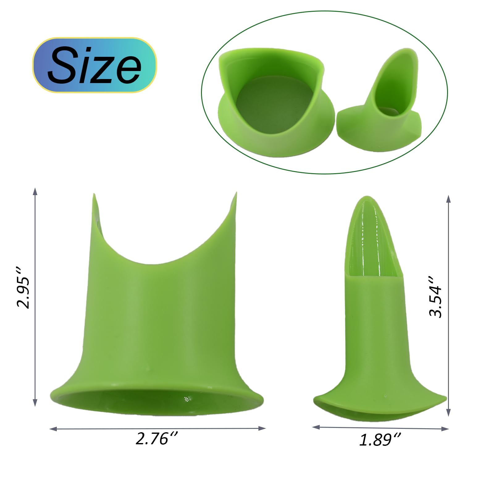 2Pcs/Set Pepper Corer Chili Peppers Seed Tomatoes Fruit Vegetable Core Separator Device