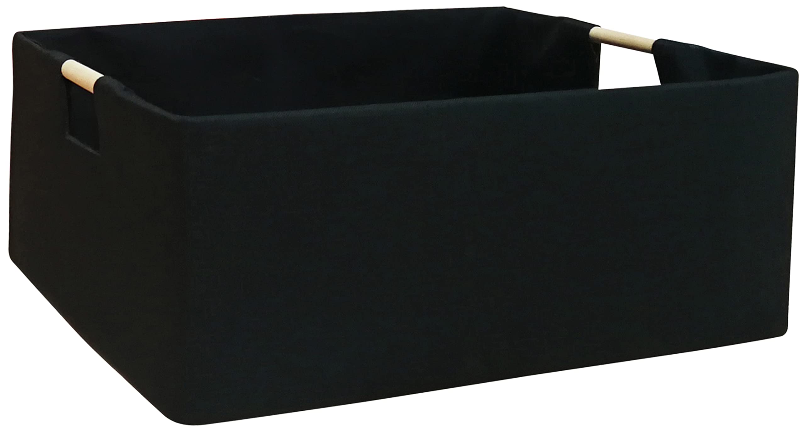 Fuuloxe Storage Bin For Shelves Rectangle Closet Baskets Foldable Box With Handles, Gray Storage Bins, Storage Boxes For Home Of