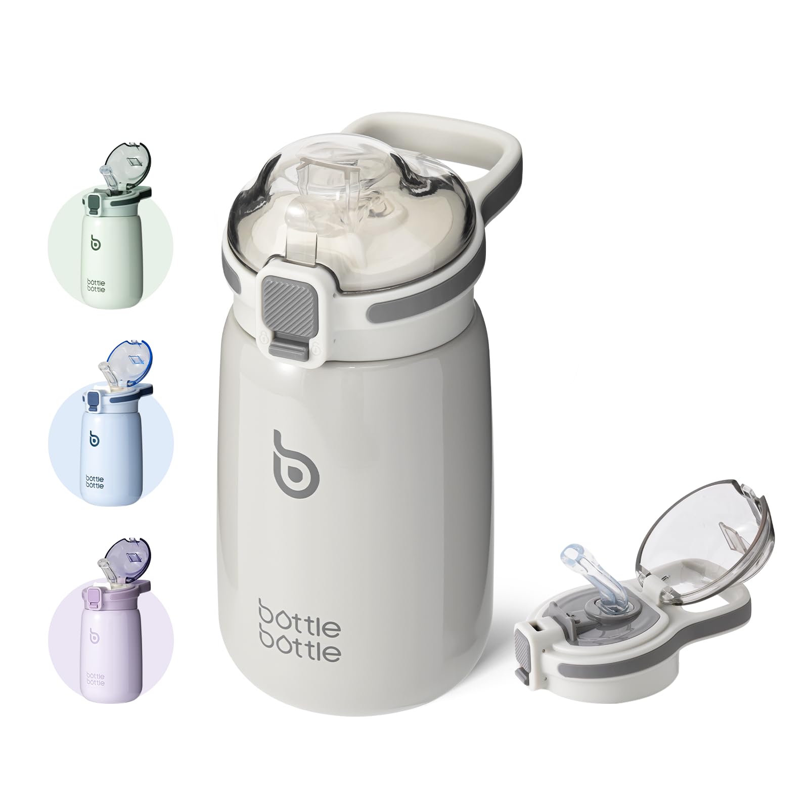 Bottle Bottle Kids Water Bottles For School 12 Oz Stainless Steel Water Bottle With Leak Proof Lid Double Wall Vacuum Kids Insul