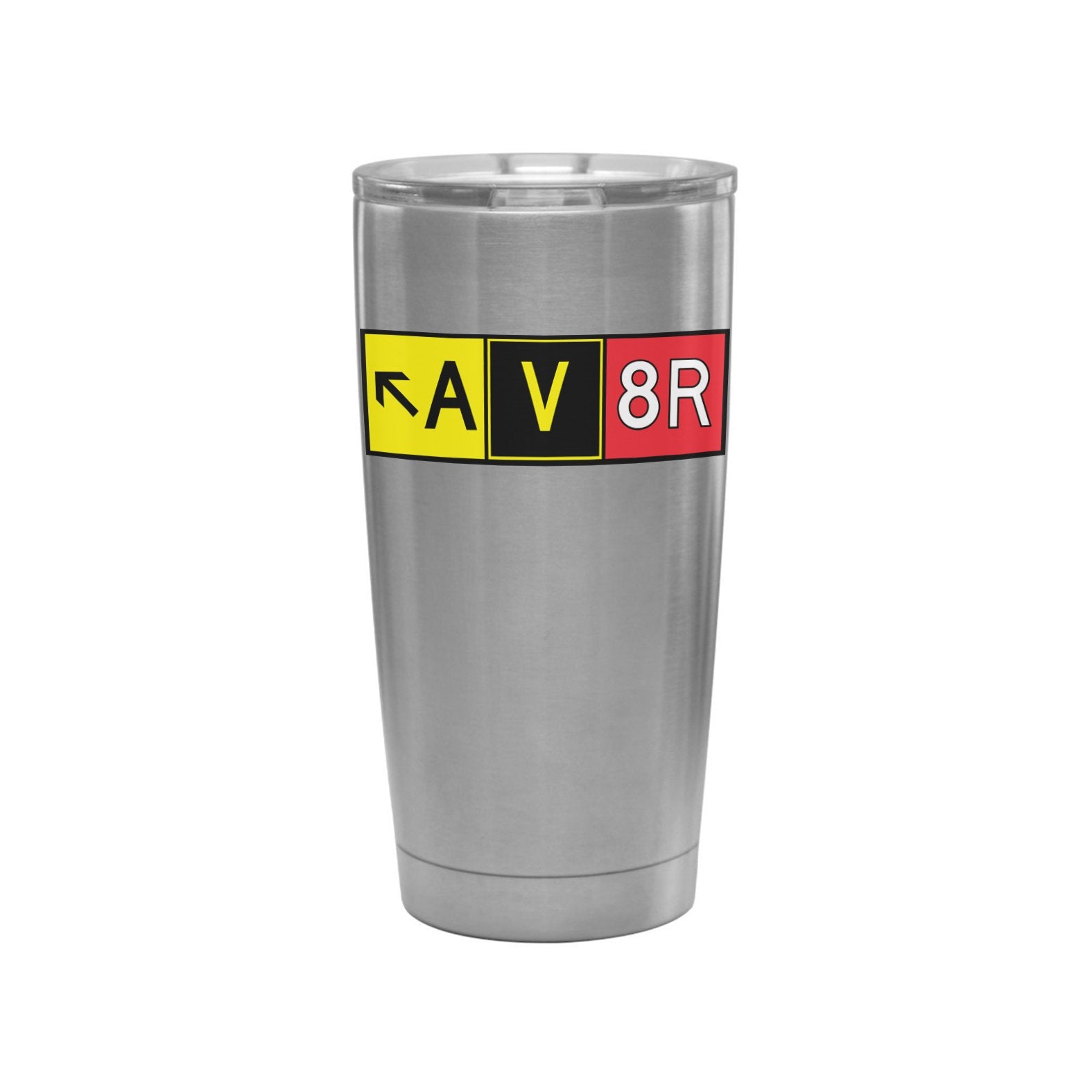 Pilot Expressions Av8R Taxiway Sign Stainless Steel Insulated Tumbler