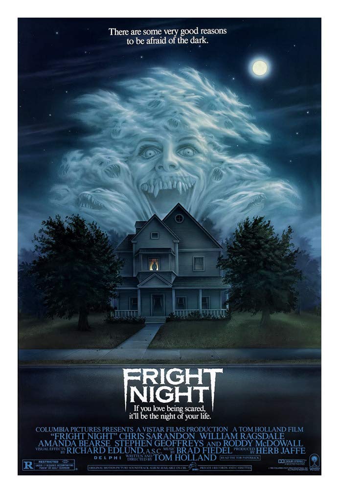 Posteroffice Fright Night (1985) Movie Poster 24''X36'' (33.02 X 48.26 Cm) This Is A Certified Print With Holographic Sequential