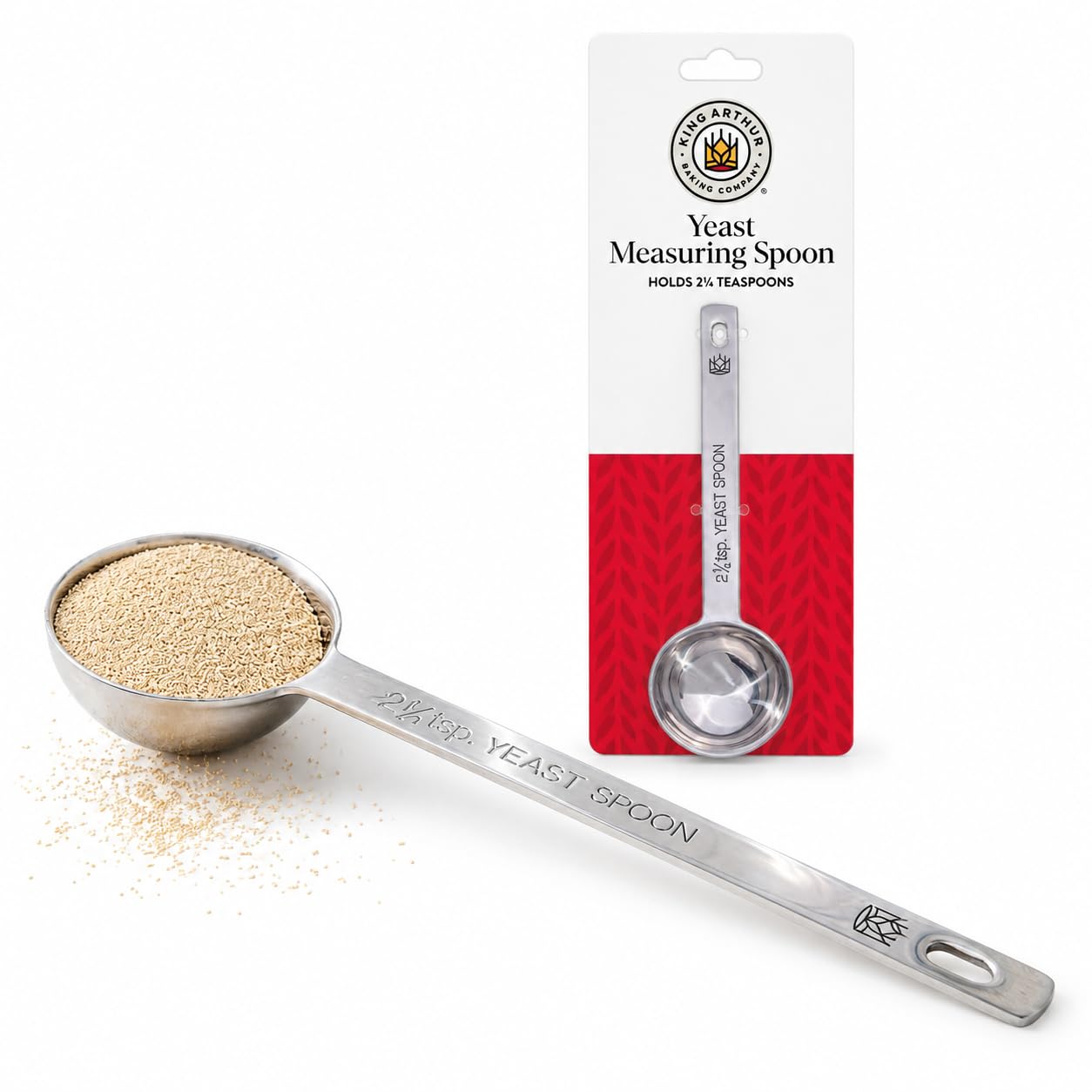 King Arthur Baking Company Yeast Measuring Spoon, Holds 2.25 Teaspoons