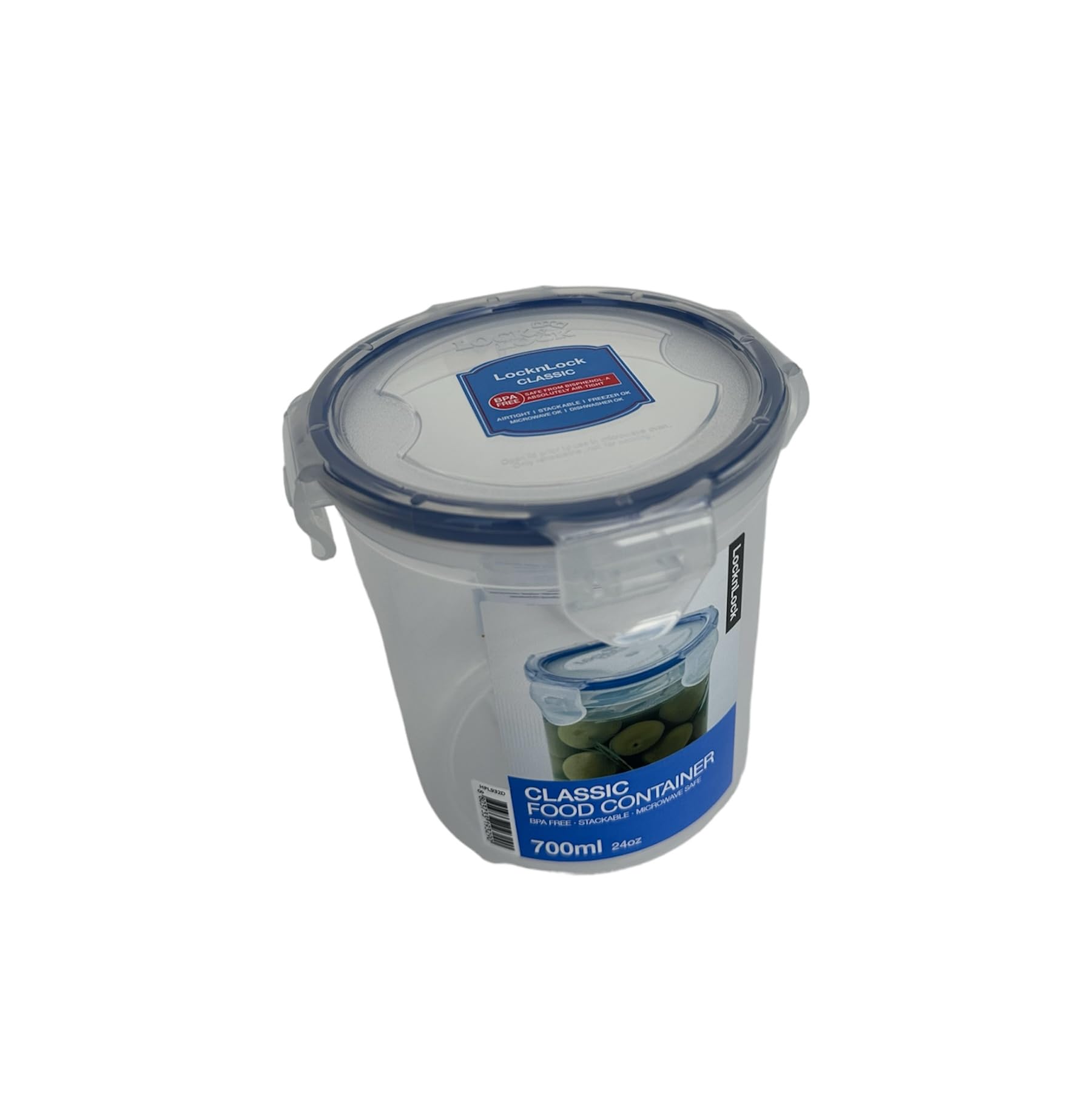 Lock & Lock 24-Fluid Ounce Round Food Container, Tall, 2.9-Cup