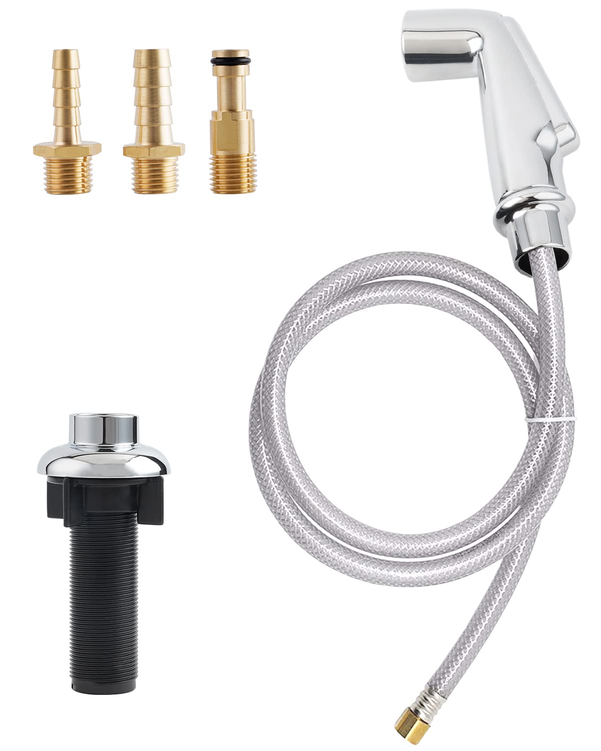 Kitchen Sink Side Sprayer With Quick Side Connector Compatible With Moen Faucet Sprayer Replacement, Kitchen Sink Faucet Sprayer